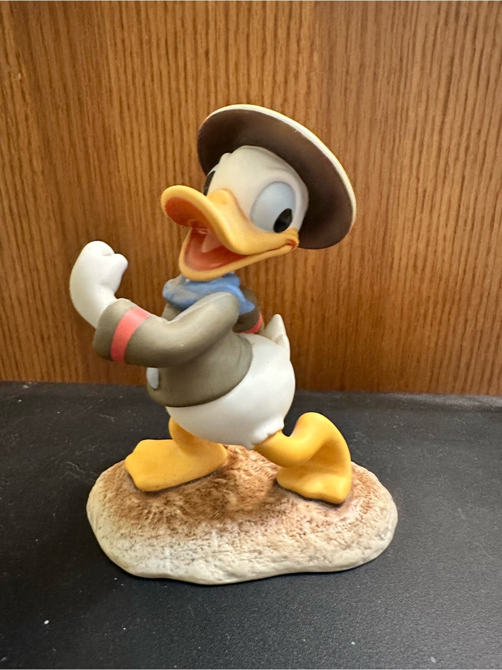 Disney Donald Duck Figurine in White, Yellow, Brown